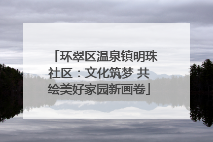 环翠区温泉镇明珠社区：文化筑梦 共绘美好家园新画卷