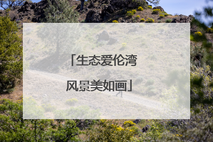 生态爱伦湾 风景美如画