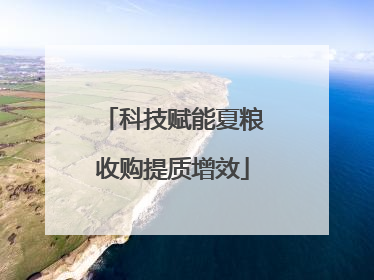科技赋能夏粮收购提质增效