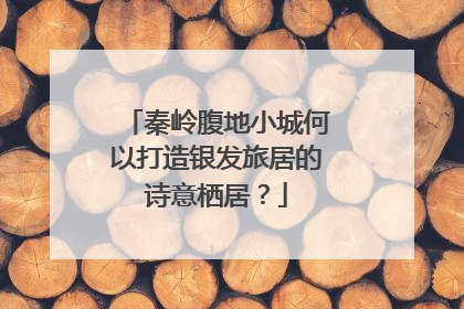 秦岭腹地小城何以打造银发旅居的诗意栖居？