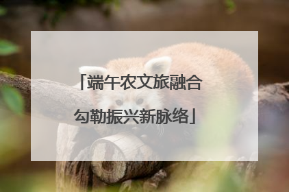 端午农文旅融合 勾勒振兴新脉络