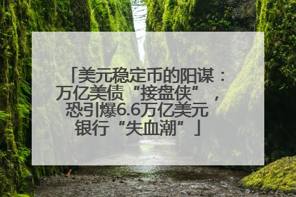 美元稳定币的阳谋：万亿美债“接盘侠”，恐引爆6.6万亿美元银行“失血潮”