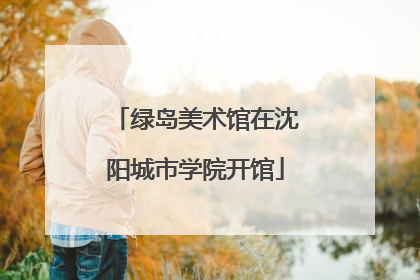 绿岛美术馆在沈阳城市学院开馆