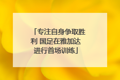 专注自身争取胜利 国足在雅加达进行首场训练
