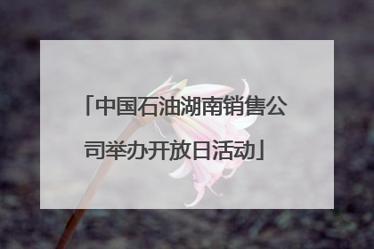 中国石油湖南销售公司举办开放日活动