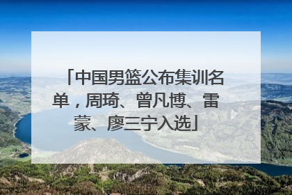 中国男篮公布集训名单，周琦、曾凡博、雷蒙、廖三宁入选