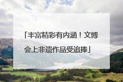 丰富精彩有内涵！文博会上非遗作品受追捧