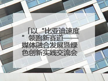 以“比亚迪速度”领跑新赛道——媒体融合发展暨绿色创新实践交流会首站走进比亚迪