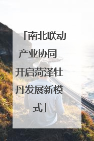南北联动产业协同 开启菏泽牡丹发展新模式
