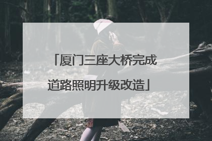 厦门三座大桥完成道路照明升级改造