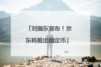 刘强东宣布！京东将推出稳定币