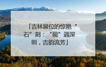 吉林展位的惊艳“石”刻：“砚”遇深圳，吉韵流芳