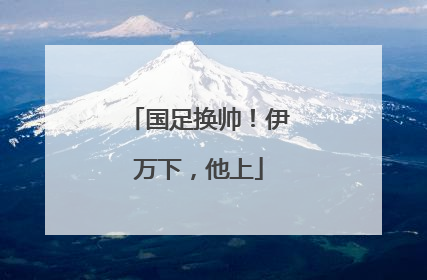 国足换帅！伊万下，他上