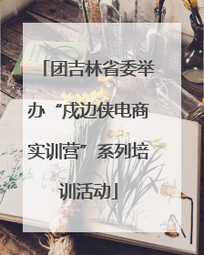 团吉林省委举办“戍边侠电商实训营”系列培训活动