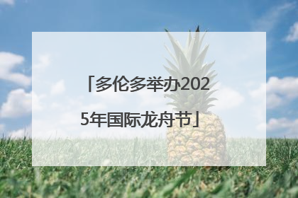 多伦多举办2025年国际龙舟节
