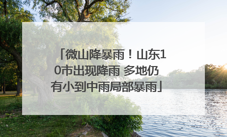 微山降暴雨！山东10市出现降雨 多地仍有小到中雨局部暴雨
