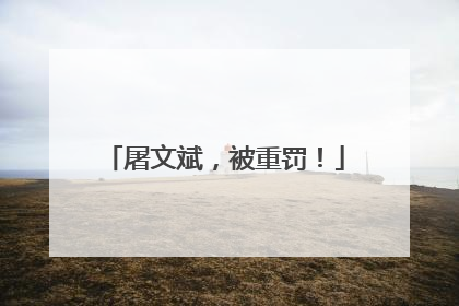 屠文斌，被重罚！