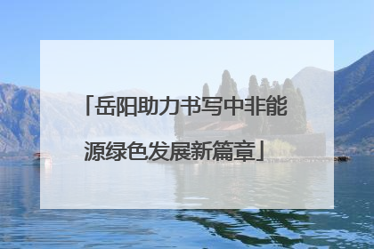 岳阳助力书写中非能源绿色发展新篇章