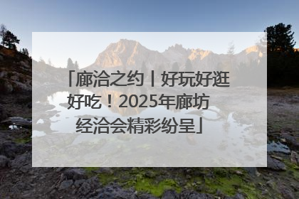 廊洽之约丨好玩好逛好吃！2025年廊坊经洽会精彩纷呈
