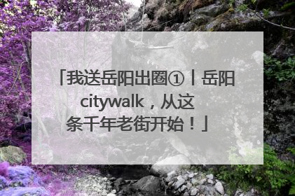 我送岳阳出圈①丨岳阳citywalk，从这条千年老街开始！
