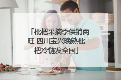 枇杷采摘季供销两旺 四川宝兴晚熟枇杷冷链发全国