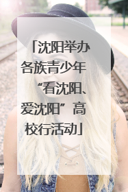 沈阳举办各族青少年“看沈阳、爱沈阳”高校行活动