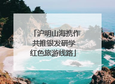 沪明山海携作 共推银发研学红色旅游线路
