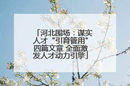 河北围场：谋实人才“引育管用”四篇文章 全面激发人才动力引擎