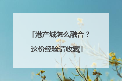 港产城怎么融合？这份经验请收藏