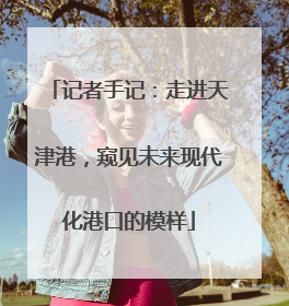 记者手记：走进天津港，窥见未来现代化港口的模样