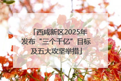西咸新区2025年发布“三个千亿”目标及五大攻坚举措