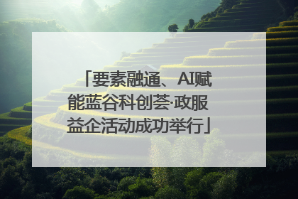 要素融通、AI赋能蓝谷科创荟·政服益企活动成功举行