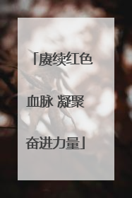 赓续红色血脉 凝聚奋进力量