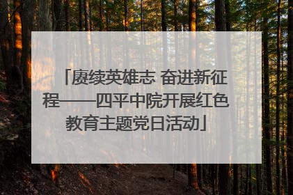 赓续英雄志 奋进新征程——四平中院开展红色教育主题党日活动