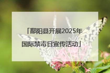 鄱阳县开展2025年国际禁毒日宣传活动