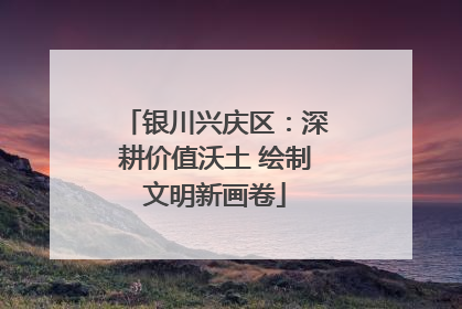 银川兴庆区：深耕价值沃土 绘制文明新画卷