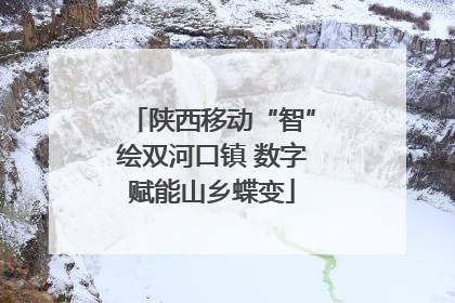陕西移动“智”绘双河口镇 数字赋能山乡蝶变