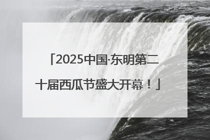 2025中国·东明第二十届西瓜节盛大开幕！
